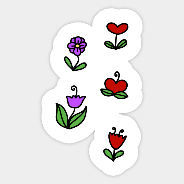 Flower Stickers Sticker by saradaboru